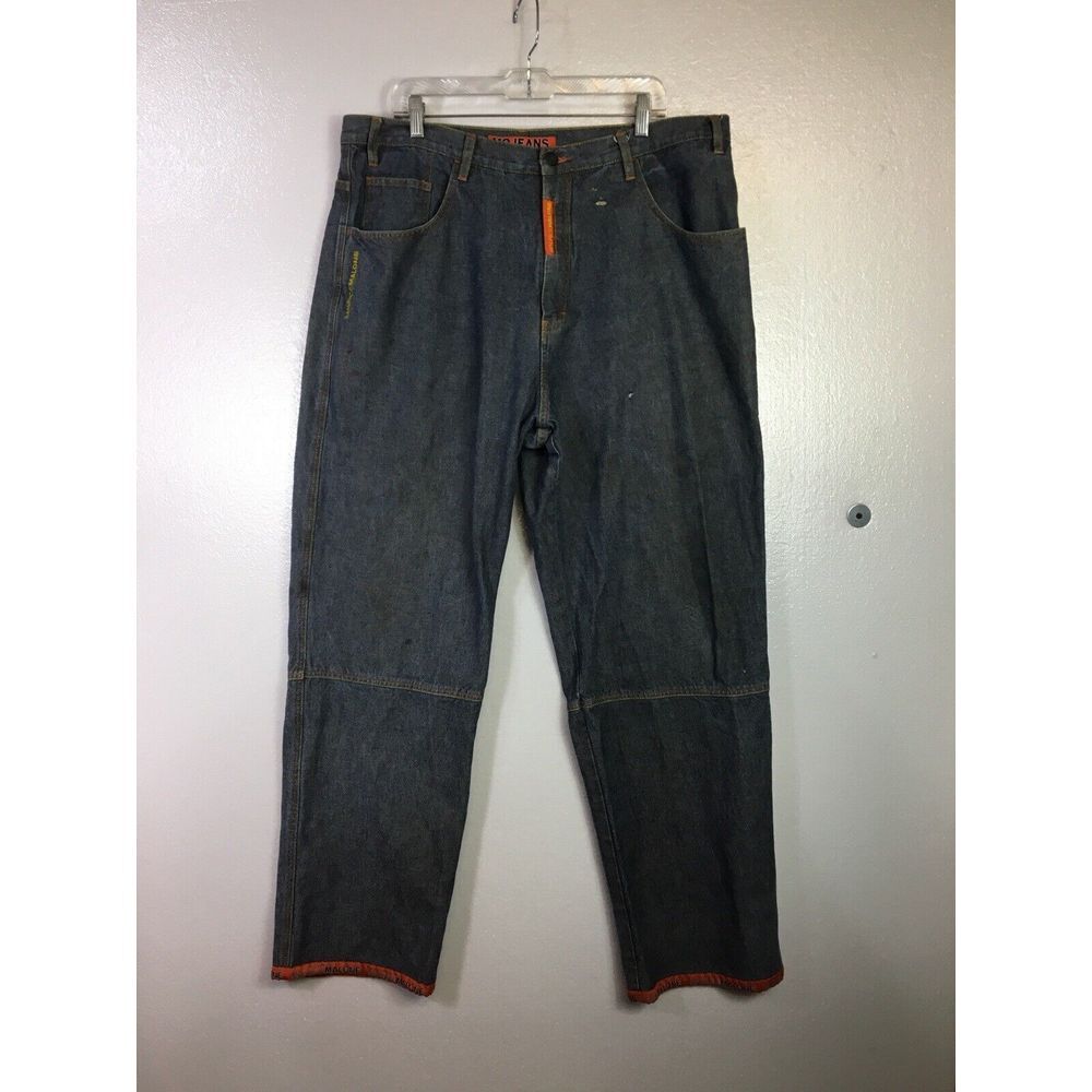 Maurice Malone Mo Jeans Baggy Wide Men's 40‎ Blue Denim Hip-Hop  Rap Y2K 40x33